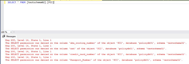 “permission denied” error in SQL