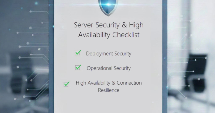 Server Security & High Availability Checklist