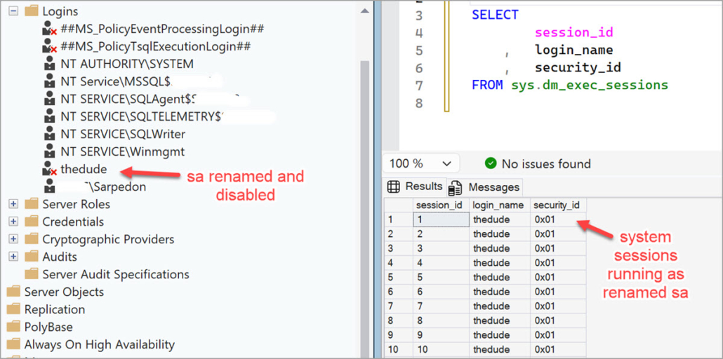 SQLServer_sa_renamed