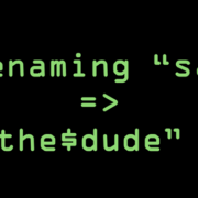 rename sa to "the dude"?